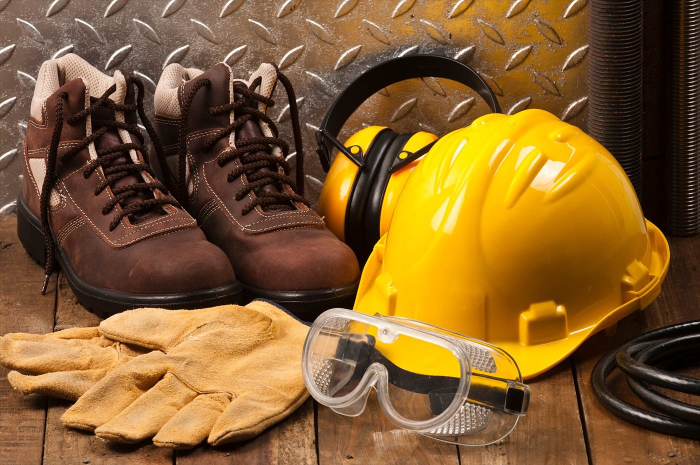 Elementos de protección para trabajo en obra